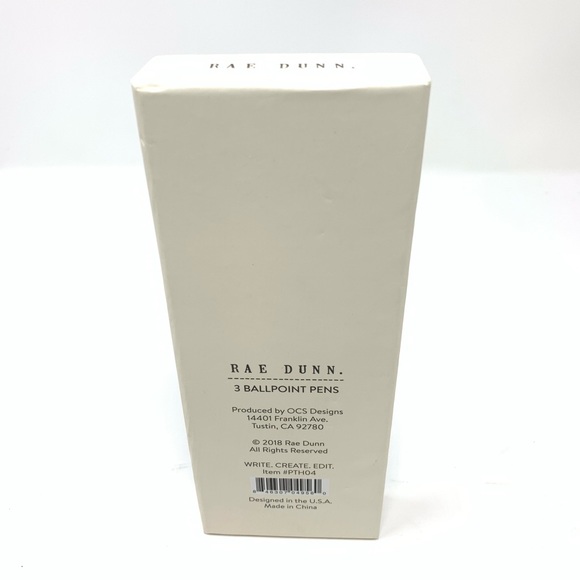 SOLD - New - Rae Dunn Pen Set Write, Create, Edit - Picture 3 of 4